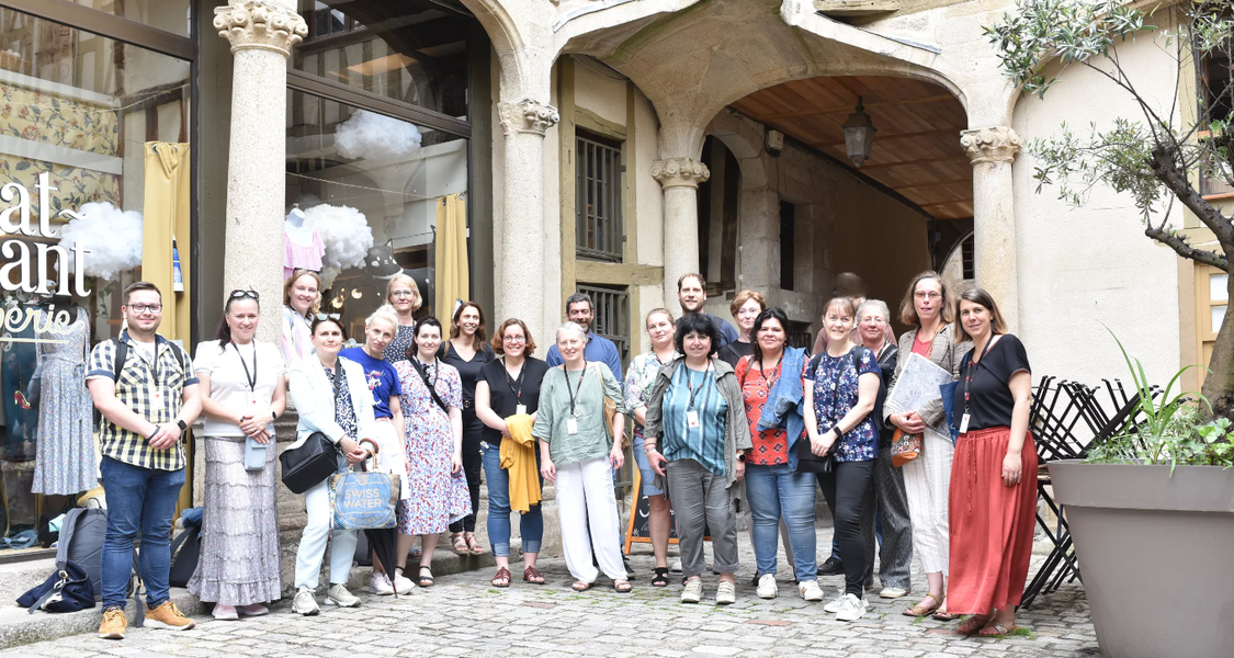 Participants of the INTENSIVE COURSE - PROFESSIONAL ENGLISH AND INTERCULTURAL SKILLS in Limoges