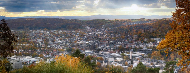 Panoramic view of Marburg